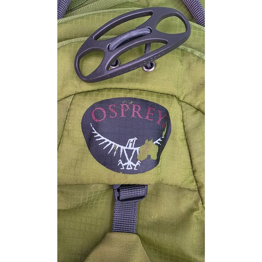 Osprey Raptor 6 Hydration Backpack Green Hiking Cycling Day Pack NO Bladder